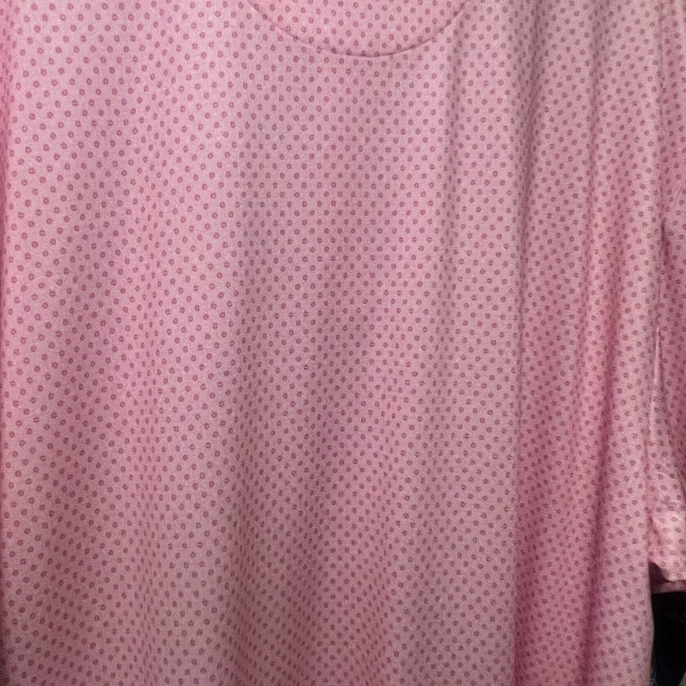 Callaway Light Pink Patterned Golf Tech Polo Neve… - image 5